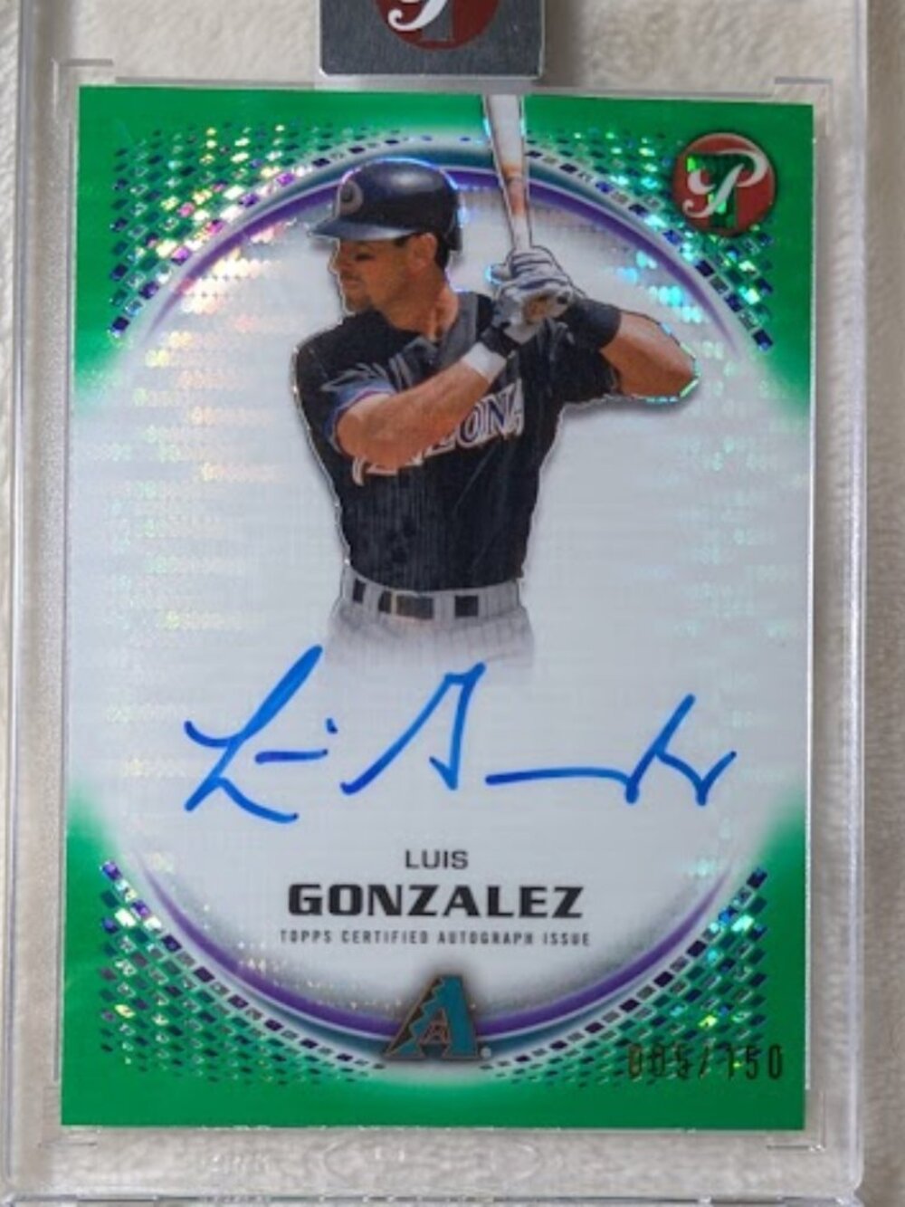 2026 Topps Pristine LUIS GONZALEZ Auto #PA-LG 5/150